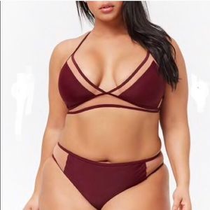 Forever 21 plus size 2 pc swim suit bikini